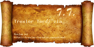 Trexler Terézia névjegykártya