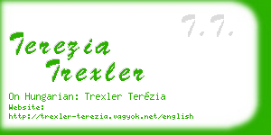 terezia trexler business card